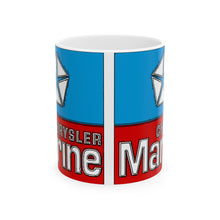 Chrysler Marine White Ceramic Mug by Retro Boater