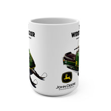 Vintage 1975 John Deere Snowmobiles White Ceramic Mug by SpeedTiques