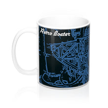 Evinced with the cover up by Retro Boater Mug 11oz