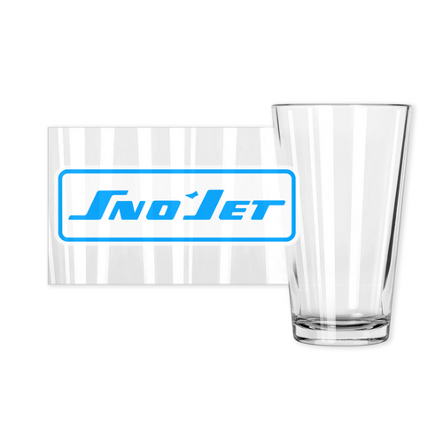 Vintage Sno Jet Pint Glasses