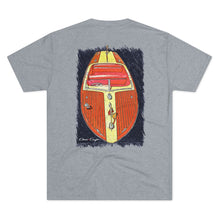 Late 40s Chris Craft Custom Runabout Men's Tri-Blend Crew Tee