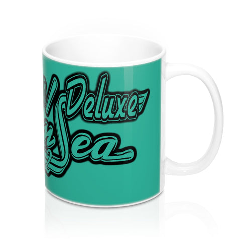 Zelman Mug in Green black letter Mug 11oz