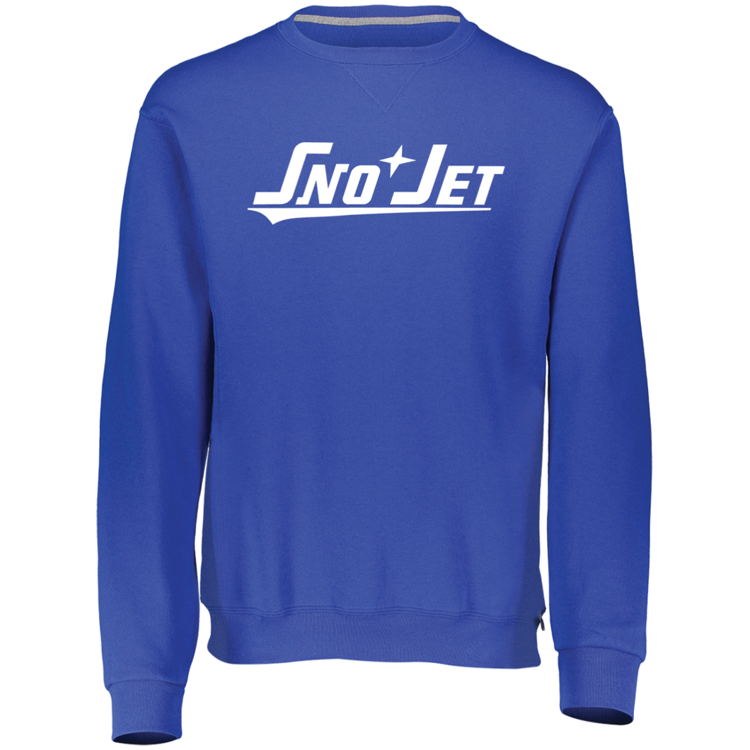 Vintage Sno Jet Snowmobiles Dri-Power Fleece Crewneck Sweatshirt