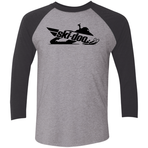 Vintage Ski-Doo Snowmobile 3/4 Sleeve T-Shirt