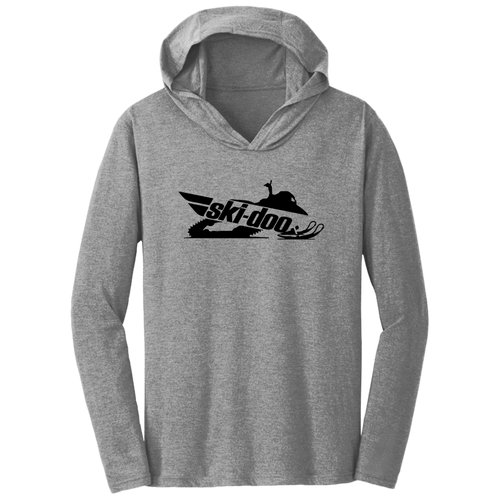 Vintage Ski-Doo Snowmobile Triblend T-Shirt Hoodie