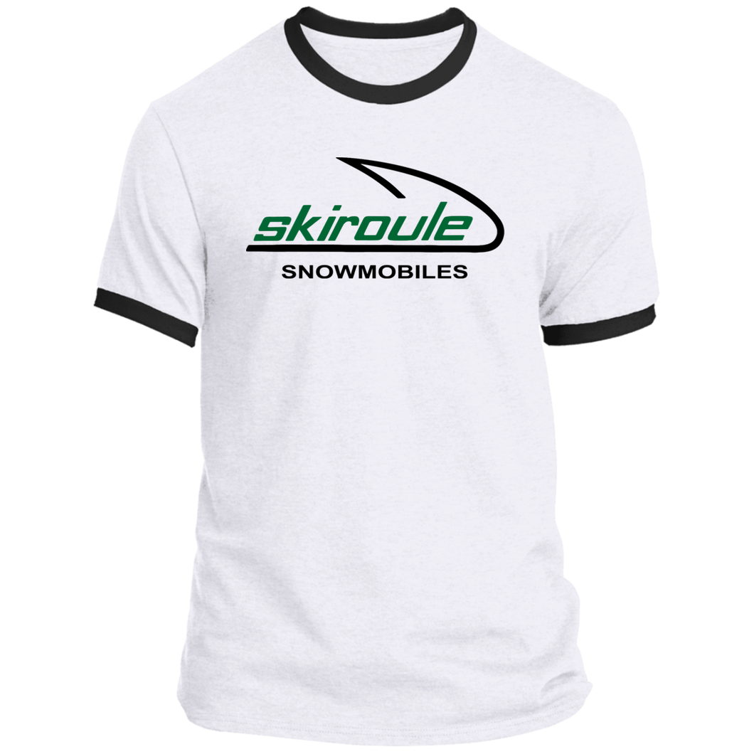 Vintage Skiroule Snowmobiles Ringer Tee