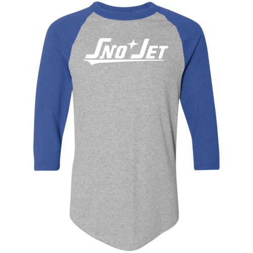 Vintage Sno Jet Snowmobiles Colorblock Raglan Jersey