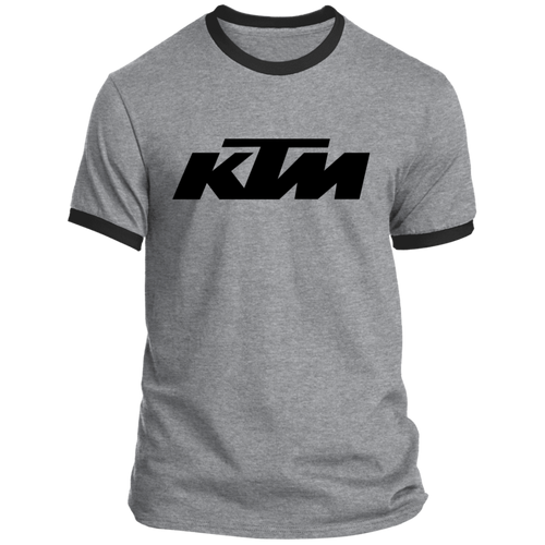 Classic Style in Black KTM Motorcycle Ringer Tee