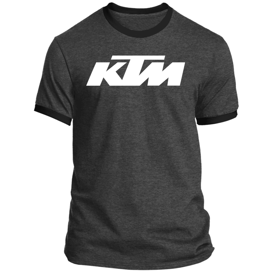 Classic White KTM Motorcycle Ringer Tee