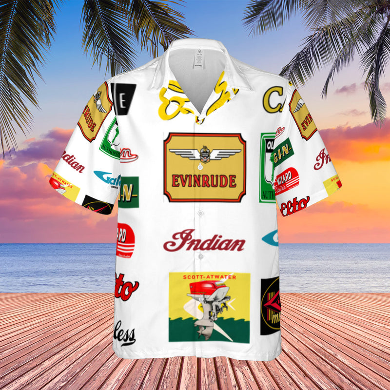 Vintage Polaris Snowmobile Hawaiian Shirt – SpeedTiques
